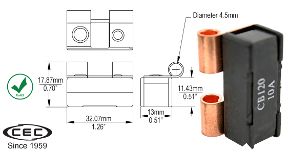 Fuse Clip Circuit Breakers, CB120