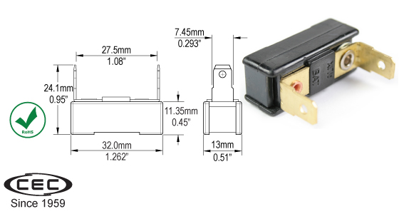 Straight Pkug-In Style Circuit Breakers, CB150, CB151