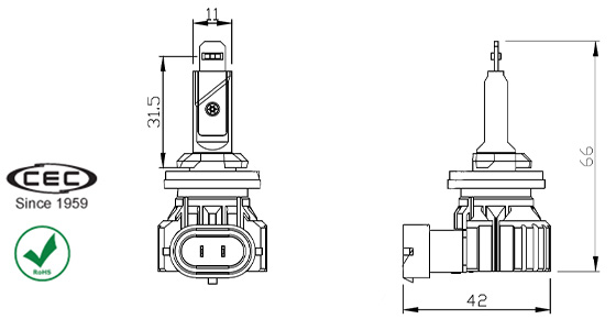 880LEDSI Fog Lamp