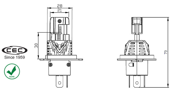9003LEDSI Fog Lamp