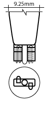 Wedge (T-2 3/4) Base Style