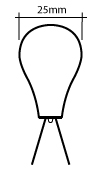 All Glass Wedge Bulbs T-1 1/2